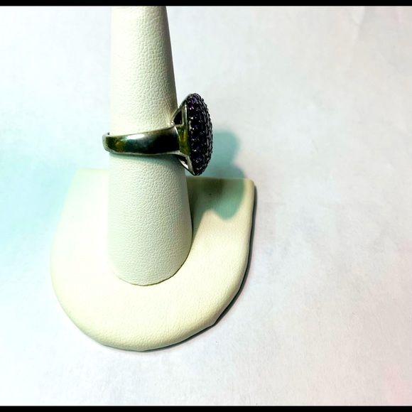 Amethyst 925 Silver Ring - Picture 8 of 10